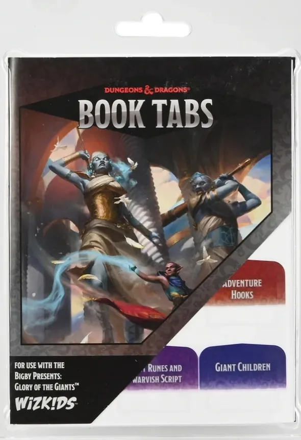 D&D Book Tabs: Bigby Presents: Glory of the Giants