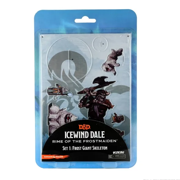 D&D - Icewind Dale: Rime of the Frostmaiden 2D Minis - Frost Giant Skeleton