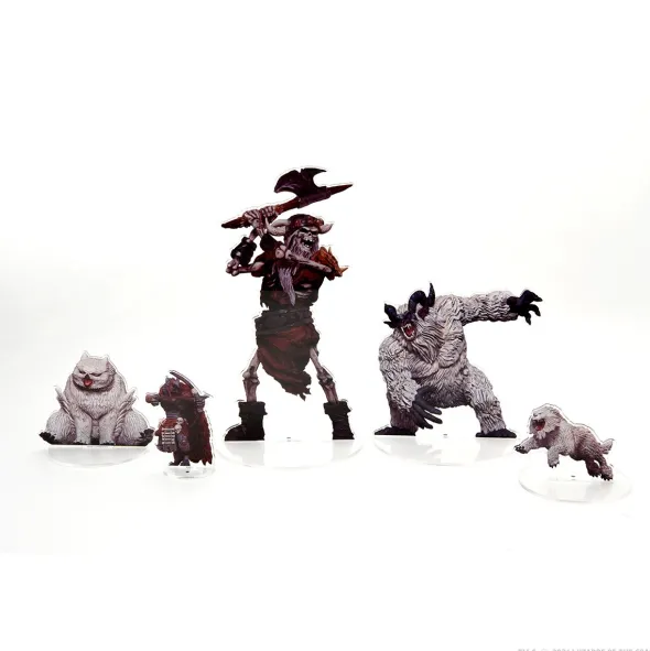 D&D - Icewind Dale: Rime of the Frostmaiden 2D Minis - Frost Giant Skeleton