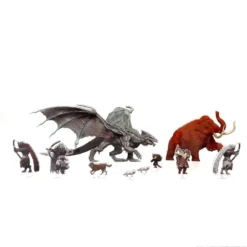 D&D - Icewind Dale: Rime of the Frostmaiden 2D Minis - Young Adult White Dragon