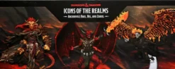 D&D Icons of the Realms Miniatures: Archdevils - Bael, Bel, and Zariel