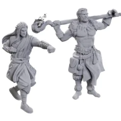 D&D Nolzurs Marvelous Miniatures: Archdruid & Martial Art Adept