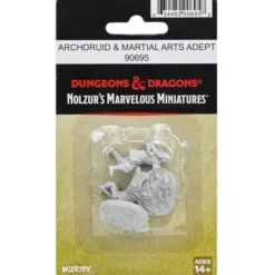 D&D Nolzurs Marvelous Miniatures: Archdruid & Martial Art Adept
