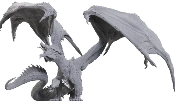 D&D Nolzur’s Marvelous Miniatures: Adult Red Dragon Tyrant