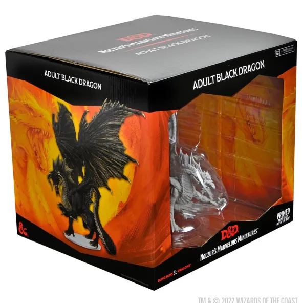 D&D Nolzur's Marvelous Unpainted Miniatures : Adult Black Dragon