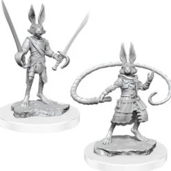 D&D Nolzur's Marvelous Unpainted Miniatures: Harengon Rogues