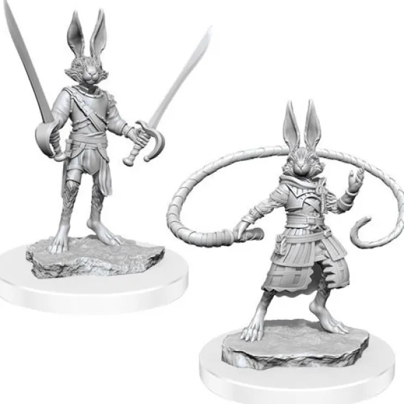 D&D Nolzur's Marvelous Unpainted Miniatures: Harengon Rogues