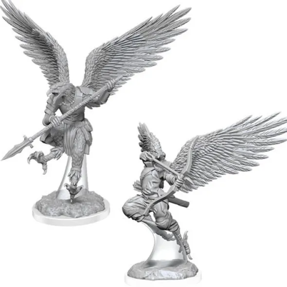 D&D Nolzur's Marvelous Unpainted Miniatures: Aarakocra Fighters