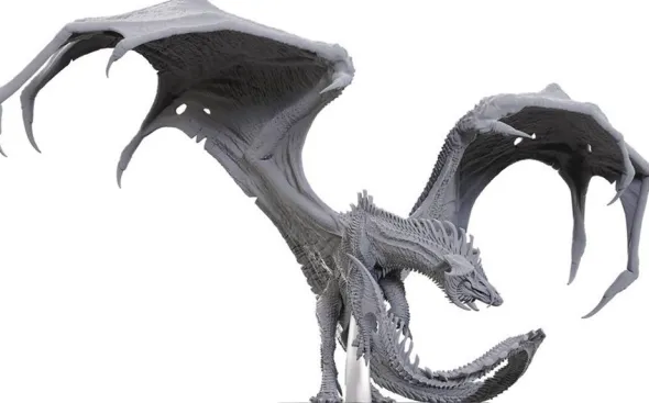 D&D Nolzur's Marvelous Unpainted Miniatures: Adult Black Dragon