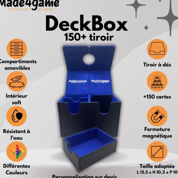 Deckbox 150+ avec tiroir de dés