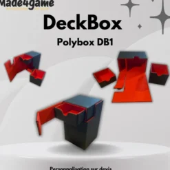 DeckBox 100+ avec tiroir de rangement - Noir