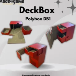 DeckBox 100+ avec tiroir de rangement - Rouge