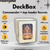 DeckBox Commander 100+ avec toploader - Blanche