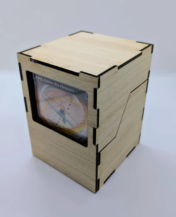 DeckBox Commander en bois