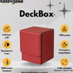 DeckBox 100+ Rouge