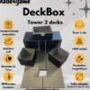 DeckBox triple compartiments - 2x100 cartes et tiroir de rangement