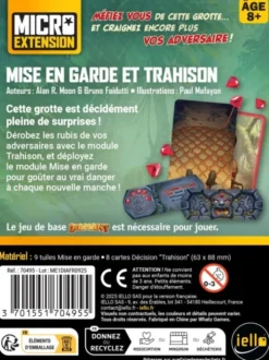 Diamant - Micro Extension: Mise en Garde et Trahison (Pour la Deuxième Edition)