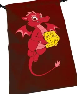 Dice Bag: Red Dice Dragon