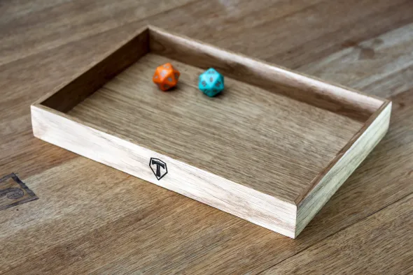 Dice Tray Tarsia Classic - Oak
