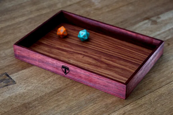 Dice Tray Tarsia Classic - Padouk