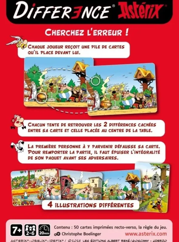 Différence - Edition Astérix