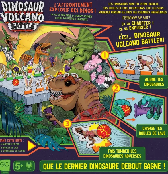 Dinosaur Volcano Battle