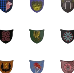 Dolmenwood - Noble House Enamel Pin Set