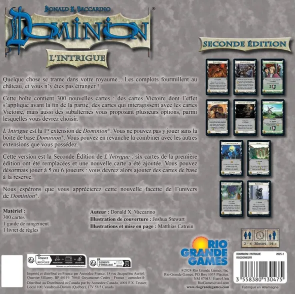 Dominion Seconde Edition - L'Intrigue