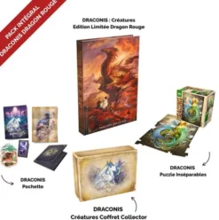 Draconis : Créatures - Pack Intégral Dragon Rouge