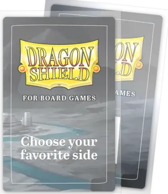 100 Dragon Shield : Board Game Sleeves - American Standard 57x89mm
