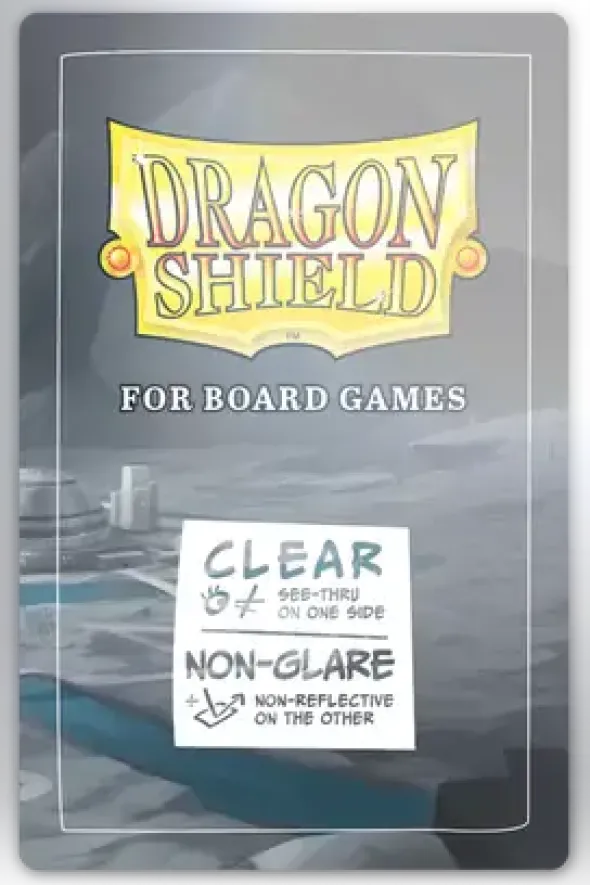 100 Dragon Shield : Board Game Sleeves - European Standard 59x92mm