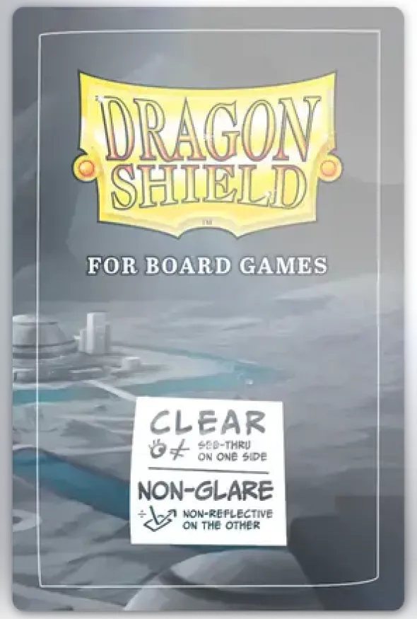 100 Dragon Shield : Board Game Sleeves - Extra Large 65x100mm