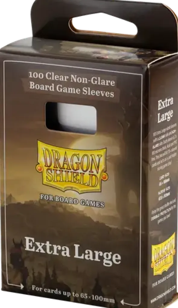 100 Dragon Shield : Board Game Sleeves - Extra Large 65x100mm