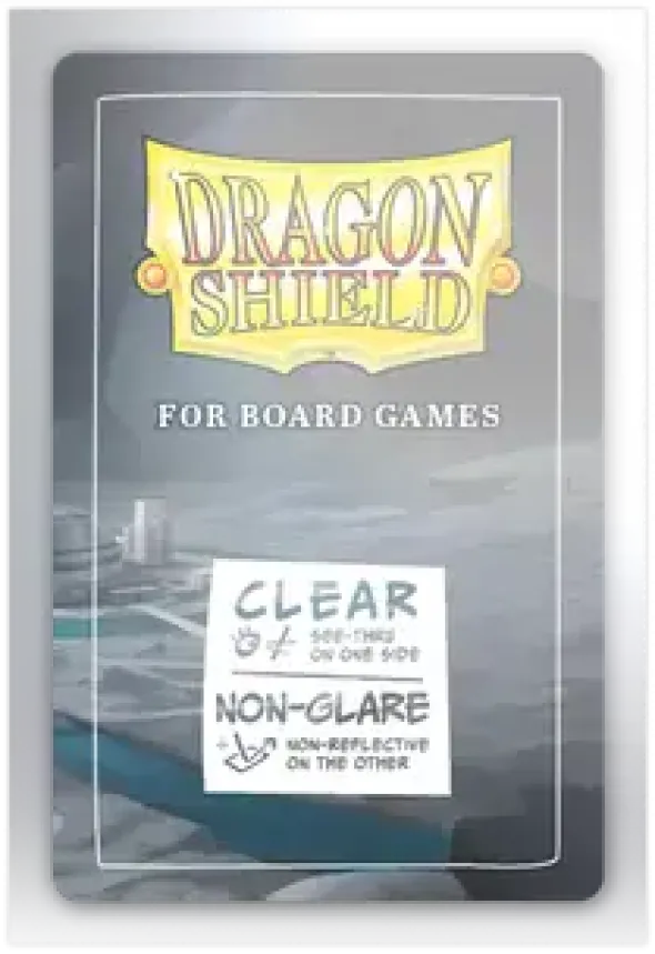 100 Dragon Shield : Board Game Sleeves - American Mini 41x63mm