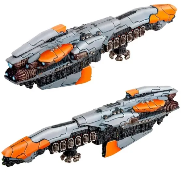 Dropfleet Commander - Resistance Plastic Battlecruisers