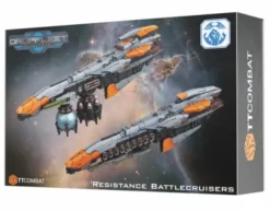 Dropfleet Commander - Resistance Plastic Battlecruisers