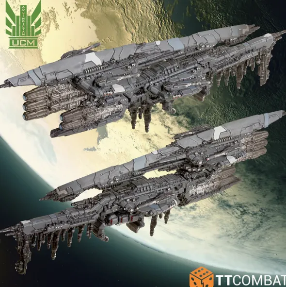 Dropfleet Commander - UCM Battlecruisers