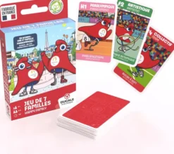 Ducale - Jeu De 7 Familles Mascottes - Jo Paris 2024