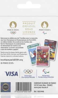 Ducale - Jeu De 7 Familles Mascottes - Jo Paris 2024