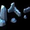 3D4U - Frozen Scatter Terrain - Medieval Town