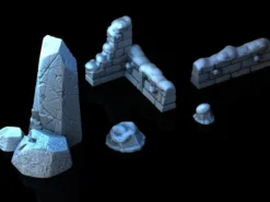 3D4U - Frozen Scatter Terrain - Medieval Town