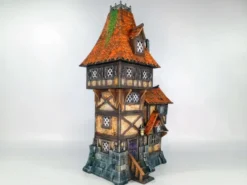 3D4U - Garrison Tower - Medieval Town