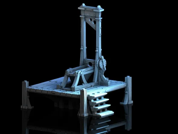 3D4U - Guillotine - Medieval Town