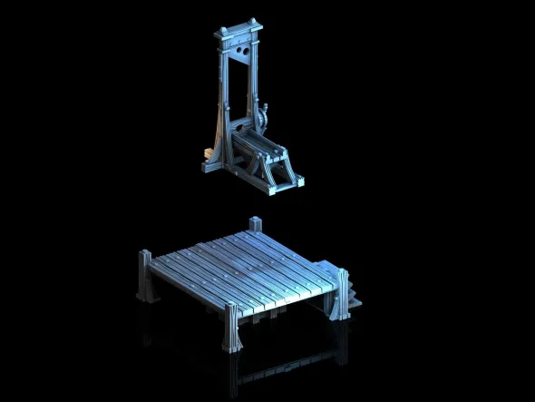 3D4U - Guillotine - Medieval Town