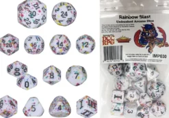 Dungeon Crawl Classics - Set 14 dés - Rainbow Blast
