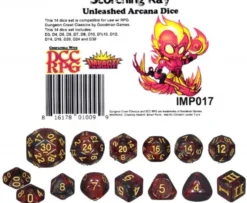 Dungeon Crawl Classics - Set 14 dés - Scorching Ray