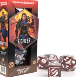 Dungeons & Dragons Adventure Dice - Fighter: Red