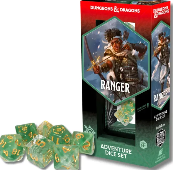 Dungeons & Dragons Adventure Dice - Ranger: White / Green