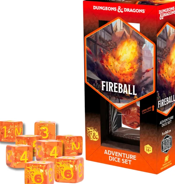 Dungeons & Dragons Adventure Dice - Fireball