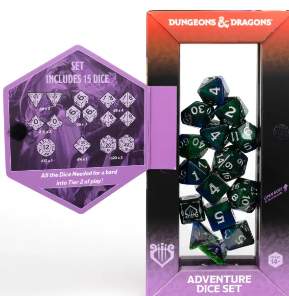 Dungeons & Dragons: Adventure Dice Set - Bard